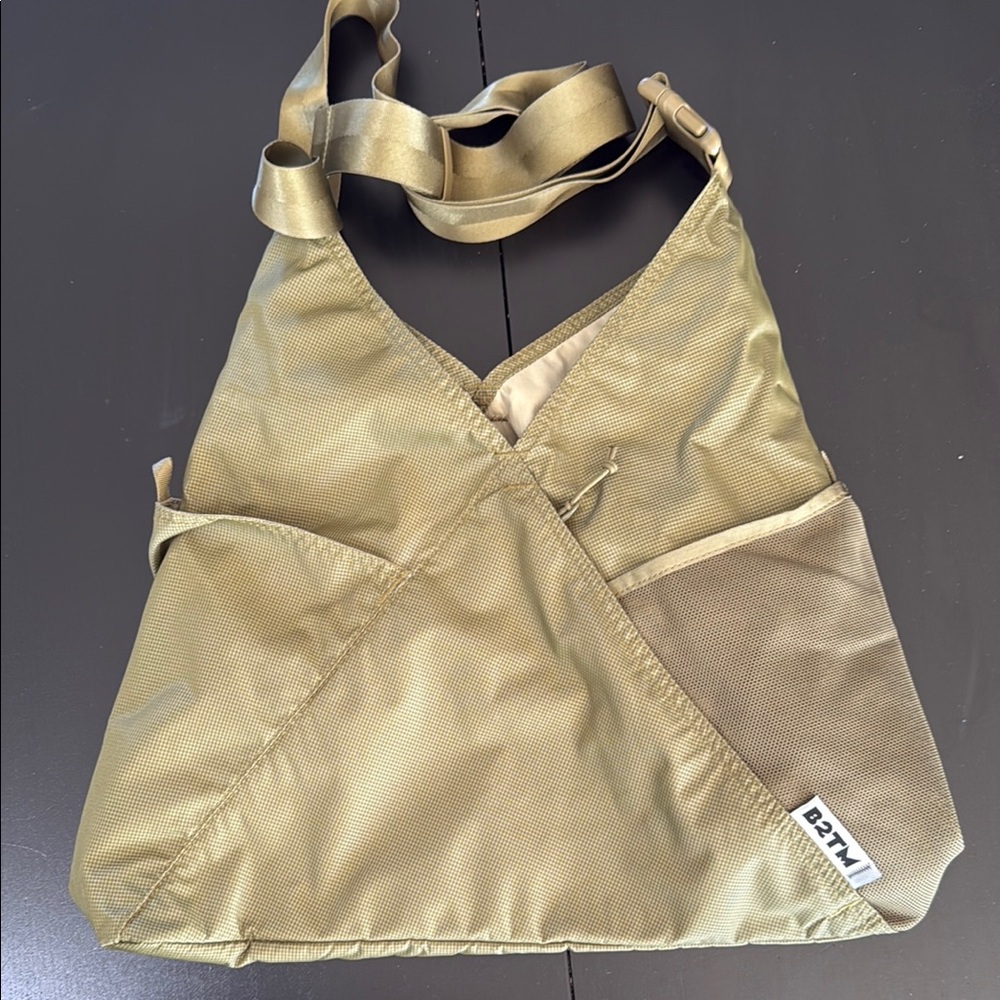 Baboon to the Moon Olive Green Triangle Tote